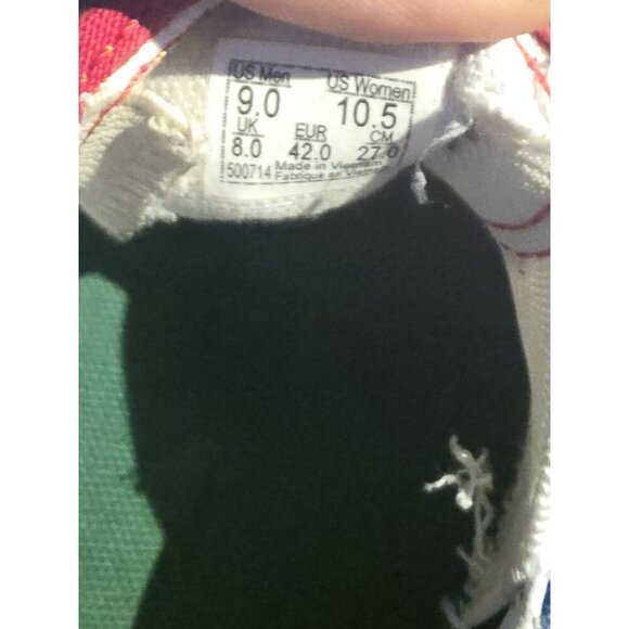 VANS Classic Slip-On Yacht Club Red Blue Yellow Mens US 9 - Picture 9 of 9